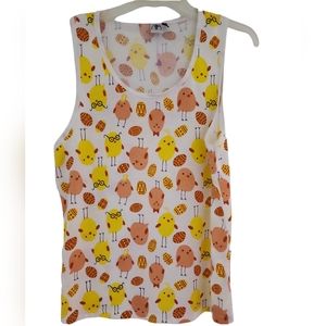 Mumy Room yellow eggs tank top .
